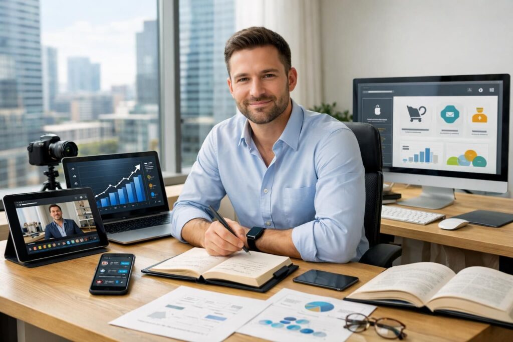 découvrez comment certains entrepreneurs convertissent leurs contenus en actifs lucratifs, générant des revenus passifs et optimisant leur succès financier.