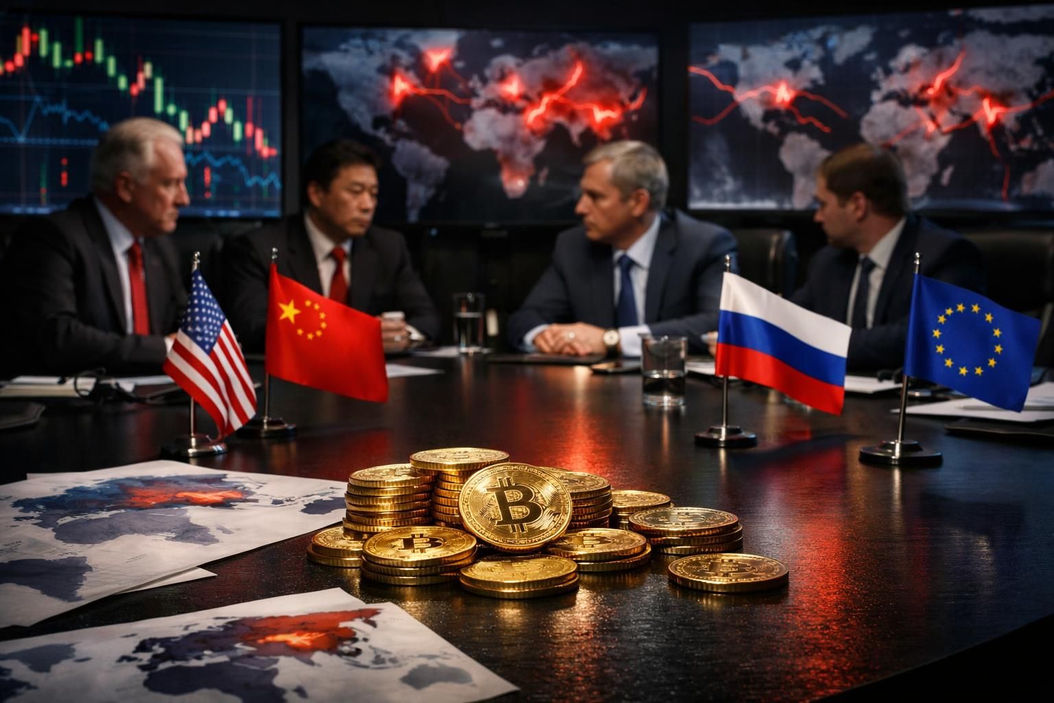 découvrez comment les tensions géopolitiques mondiales impactent le marché des cryptomonnaies et influence les stratégies des investisseurs.