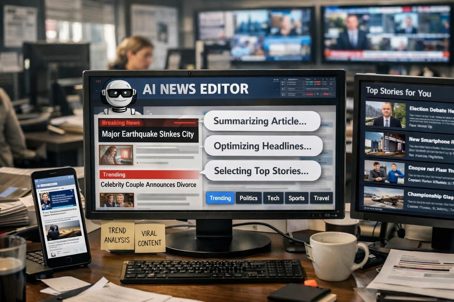 découvrez comment les algorithmes transforment le rôle d'éditeur en sélectionnant et hiérarchisant l'information sur les plateformes numériques.