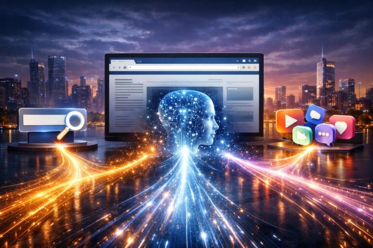 découvrez comment le web évolue avec le phénomène du "trafic fragmenté" et pourquoi les audiences se dispersent désormais entre moteurs de recherche, intelligences artificielles et plateformes variées.