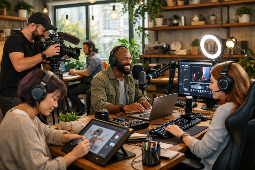 découvrez comment les créateurs de contenu indépendants révolutionnent les médias traditionnels en devenant eux-mêmes des médias, transformant ainsi l'économie du contenu.