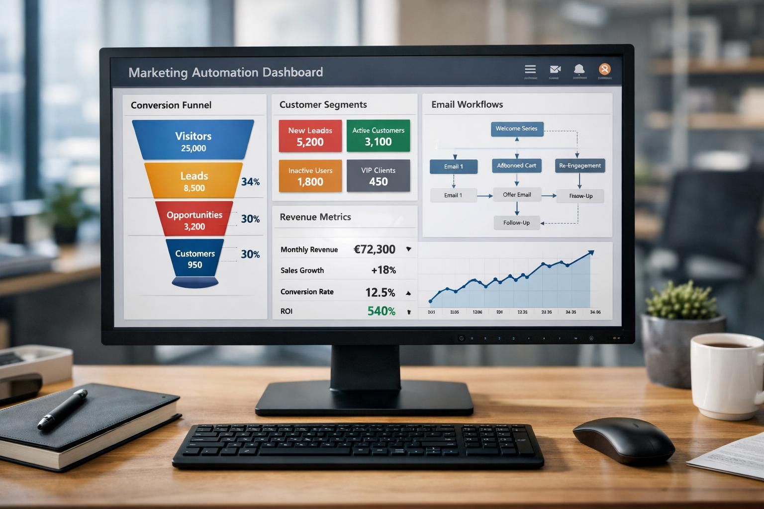 découvrez comment l'automatisation marketing révolutionne la génération de revenus en ligne en optimisant les campagnes, personnalisant l'expérience client et augmentant l'efficacité des ventes.